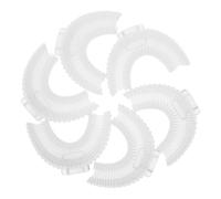 SOIMISS 6 Piezas Cabezales de Cepillo Dental Infantil de Silicona, 7 a 12 | Repuestos Extra Suaves, Cobertura Completa 360°, Uso en Viajes y Guardería, para Mandíbulas Pequeñas