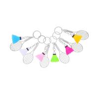 SOIMISS 6 Piezas Charm de Aleación con y Shuttlecock para Decorar Claves Bolsos y Mochilas para del Deporte