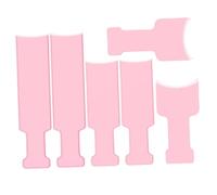 SOIMISS 6 Piezas junta permanente paleta para teñir el cabello peine para teñir el cabello Herramientas estilistas suministros para teñir el cabello peine de tabla el plastico rosa