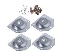 SOIMISS 6 Piezas Pads Conectores para Patas de Mesa Placa de Hierro Ángulo Almohadillas Duraderas para Muebles Adecuadas para Ensamblaje de Patas Uso Sillas y Mesas Estilo Nórdico