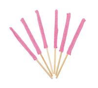 SOIMISS 6 Piezas Palitos de Limpieza Multiusos con Funda de Fibra para Cocina Limpiador de Botellas y Palillos Herramientas Prácticas para Limpieza sin Rayaduras Color Rosa