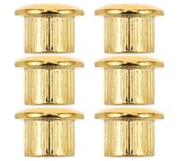 SOIMISS 6 Piezas Semi-enclosed Metal Threaded Guitar Tuner Bushings Vintage Style Replacement Parts For Electric Bass And Classical Guitars