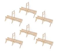 SOIMISS 6juegos Juguetes Científicos De Puente De Madera para Ensamblar Kit De Puente Pequeño Proyecto De Ciencia Stem