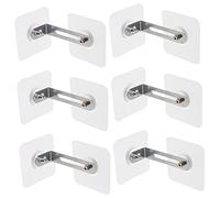 SOIMISS 6Piezas Anclajes de Muebles Adhesivos para Bebés de Seguridad Anclajes de Pared para Prevención de Caídas Instalación y Material Durable
