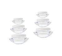 SOIMISS 6piezas Botellas Vacías Recargables Para Faciales Envases De Viaje Portátiles Para Cosméticos Para Lociones y Bálsamos Labiales Diseño Práctico y Compacto