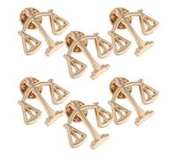 SOIMISS 6piezas Broche Metal para Solapa Accesorio de Traje para Hombre Broche de Equilibrio para Camisa para Fiestas Oficinas y Eventos
