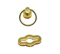 SOIMISS 6piezas Candados De Zinc Aleación para Mujer De Cerraduras De Maleta Diseño Resistente y Fácil Instalación Accesorios Prácticos Color Dorado