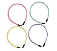 SOIMISS 8 Diademas Finas Lentejuelas Brillantes Cabello Banda de Pelo Colorida y Ligera Accesorios Versátiles para Mujeres y Niñas Juego de 8 Piezas Colores Aleatorios Color Aleatorio