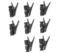 SOIMISS 8 Piezas Clip Para Auriculares Portátiles Abrazaderas Para Auriculares Negras Para Soporte De Coche o Bolso