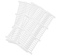 SOIMISS 8 Vallas Miniatura Vintage Color Marfil para Decoración de Casas de Muñecas, Modelo de Cerca para Micro Paisaje, Accesorio de Jardín en Miniatura, Adorno Artesanal