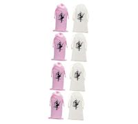 SOIMISS 8piezas Bolsa De Zapatillas De Ballet Cuerda Organizador De Calzado De Danza Práctico y Duradero para Almacenar Zapatillas De Ballet y Accesorios