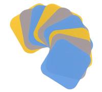 SOIMISS 9 piezas Abridor de Tarros y Botellas con Base de Goma Antideslizante Práctico de Pads de Agarre Multifuncional para Cocina y Bar Incluye Colores Gris Azul Amarillo