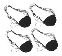 SOIMISS 96 Piezas Parches de Ojo Pirata de Fieltro Negro Elástico para Adultos Accesorio Versátil para Disfraces de Cosplay y Fiestas Temáticas de Piratas