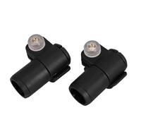 SOIMISS Abrazaderas de Bloqueo Externas para Bastones de Trekking 16 Mm, 2 Piezas, Clip de Sujeción Rápida para Senderismo, Montañismo y Camping, Pieza de Repuesto Resistente