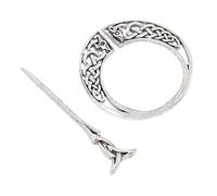 SOIMISS Accesorios Cabello Vintage Diseño Celta Vikingo, Horquilla Para Moño En Plata, Uso Casual y Eventos Para Mujeres y Niñas