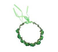 SOIMISS Accesorios para El Día de San Patricio Diadema Irlandesa para Festivales Diadema Verde con Guirnalda para Mujer del Día de San Patricio