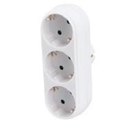 SOIMISS Adaptador Corriente Triple Antiflama Panel Ignífugo para Instalación Casa y Oficina