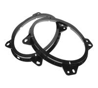 SOIMISS Adaptador de Altavoz Fácil Instalación Negro de Plástico para Coche y Reemplazo Directo Soporte Espaciador para Altavoces para Altavoces Delanteros de Puerta