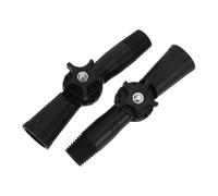 SOIMISS Adaptador de Ángulo Giratorio 2 Piezas para de Plástico Negro y Rotación Versátil de Fregona y Plumero Extensible