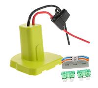 SOIMISS Adaptador de Batería para Rueda Motriz Conector Seguro para Batería de Litio DIY Compatible con Ryobi para Juguetes RC y Proyectos Eléctricos