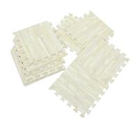 SOIMISS Alfombrillas de Espuma Eva Vetas de Madera para Niños, Tapete de Juego Acolchado 30x30x1 Cm, Diseño Antideslizante y Transpirable para Interiores, Adecuado para Bebés y Zonas