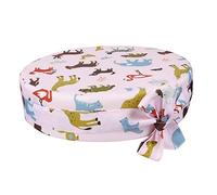 SOIMISS Almohadilla Elevadora Redonda Para Niño Niña Con Estampado Animal Cojín Grueso Antideslizante y Desmontable Para Silla De Comedor Aumenta Altura y Seguridad Funda Lavable y Materia