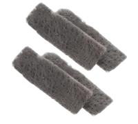 SOIMISS Almohadilla Térmica para Quemador Catalítico de Manos 4 Piezas Gris, Insertos Calefactores de Fibra de Vidrio para Repuesto, Calentador Portátil para Exteriores y Uso