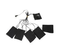 SOIMISS Almohadillas Térmicas Eléctricas USB para Ropa 1X5 Ajustables de Fibra de Calentador Rápido 45-65°C para Invierno Uso Chalecos y Chaquetas y