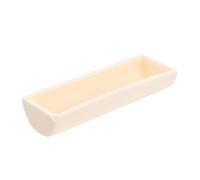 SOIMISS Alumina Corundum Crucible Boat Pure Semiround Bottom Experimental Burning Tray For Tube Furnace Lab Furnace Sample Holder High Temperature Sintering Container