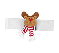 SOIMISS Alzapaños para Cortinas Navideños de Ciervo 3D Abrazaderas Decorativas para Ventana Lazos de Cortina para Hogar Hoteles y Restaurantes Soporte