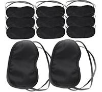 SOIMISS Antifaces Para Dormir 24 Piezas Banda Elástica, Máscara Para Ojos Opaca De Espuma Suave, Color Negro, Para Viajes, Hotel y Descanso Nocturno, Ideales Para Adultos y Viajeros