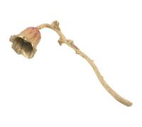 SOIMISS Apagavelas Metálico con Mango Largo Floral Vintage Extintor de Mechas Seguro para Velas Decorativas Accesorio Extintor Elegante Color Rojo Dorado Adecuado para Uso Doméstico y