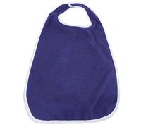 SOIMISS Babero para Adultos Lavable Azul de Poliéster para Comer | Protección contra Salpicaduras y Derrames, Fácil de Poner y Quitar, para Personas Mayores y Cuidados