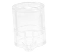 SOIMISS Bebedero Acrílico para Comedero de Agua para Pequeños Animales Accesorio Práctico para Nidos de Tazón Antiahogamiento para 1