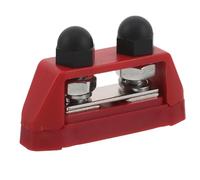 SOIMISS Bloque de Terminales de Distribución de Energía con Perno Doble M10 y Tapa Protectora Poste Eléctrico para Autocaravanas y Vehículos Marinos Barra Colectora Resistente