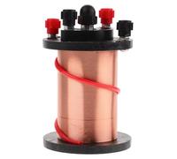 SOIMISS Bobina Electromagnética Didáctica Cilíndrica de Cobre para Experimentos de Física Herramienta de Enseñanza Escolar Versátil para Inducción Electromagnética y Demostraciones