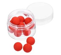 SOIMISS Bolas de Olor Pequeñas Aroma a Fresa para Pesca de Carpas, Cebo Flotante de PVA Rojo Gran Flotabilidad y Fácil de Usar para Peces Grandes