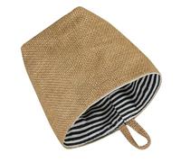 SOIMISS Bolsa de Almacenamiento Colgante Transpirable y Resistente de Yute Azul para Macetas y Ropa Interior, Adecuado para Organización Hogar