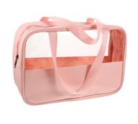 SOIMISS Bolsa De Cosméticos Transparente para Viaje Neceser De Maquillaje Organizador De Tocador Portátil para Aseo De Mujer Viajes