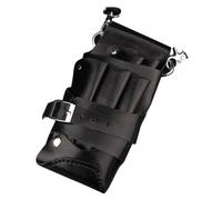 SOIMISS Bolsa de Herramientas de Peluquería Riñonera Negra para Tijeras y Peines Portátil de Gran Capacidad para Peluquero Uso Profesional en Salones y Barberías