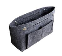 SOIMISS Bolsa De Maquillaje Fieltro Neceser Portátil 1 Unidad Tamaño s 24x16x9 Cm Capacidad Grande para Mujer Uso Viaje Gimnasio Aseo Personal Almacenamiento Compacto