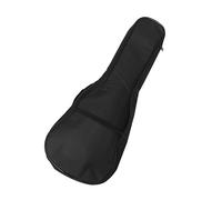 SOIMISS Bolsa para Ukelele Acústico de 21 Pulgadas Esponja Acolchada y Diseño Ergonómico, Resistente al Agua en Color Negro para Viajes y Presentaciones al Aire Libre