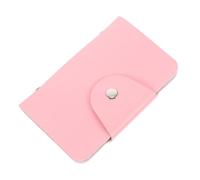 SOIMISS Bolsa Portátil Rosa para Plantillas de Estampación de Uñas 20 Ranuras, Material Pu Compacto y Diseño Sencillo para Aficionados del Nail Art