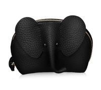 SOIMISS Bolso De Monedas Elefante con Cremallera Monedero Pequeño con Correa para Mujer Cartera De Diseño Único y Práctico para Monedas y Tarjetas