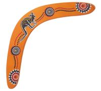 SOIMISS Boomerang de Madera en Forma de V para Deportes al Aire Libre, Equipo Deportivo de Vuelo Maniobra, Juguete Volador, Ligero y Resistente, Adecuado para Parque y Jardín