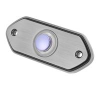 SOIMISS Botón de Timbre Vintage Hexagonal de Metal Cable, Reemplazo para Puerta, Diseño Retro de Latón Envejecido, Compatible Sistemas de Timbre, Uso Doméstico y Decorativo