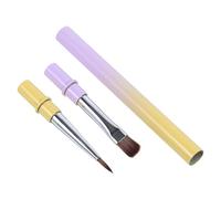 SOIMISS Brocha de de Uñas de Doble Punta con Diseño de Gradiente Herramienta Profesional para Aplicación de Pigmentos y Técnicas Variadas de Manicura