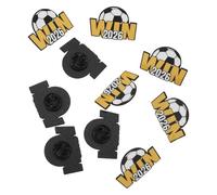 SOIMISS Broche Metálico de Fútbol 2026 Copa América del Norte 10 Piezas Pin Esmaltado para Mochila y Bolsa, Insignia Deportiva Conmemorativa para Fanáticos y Eventos de Fútbol