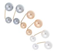 SOIMISS Broches de Perlas para Mujer Pack de 6 Hebilla de Seguridad Variedad Accesorios para Solapas y Prendas para Fiestas Reuniones Familiares y Bodas