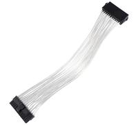 SOIMISS Cable de Extensión de Energía ATX 24 Contactos Macho a Hembra, Cable Alargador para Fuente de Alimentación de Pc, Compatible con Voltaje .3-12v, Accesorio para Placas Base